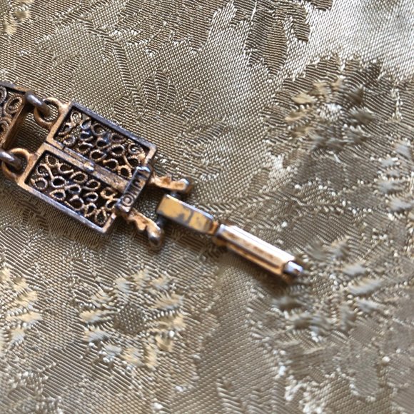 VINTAGE - White Enamel Bracelet - Picture 5 of 5